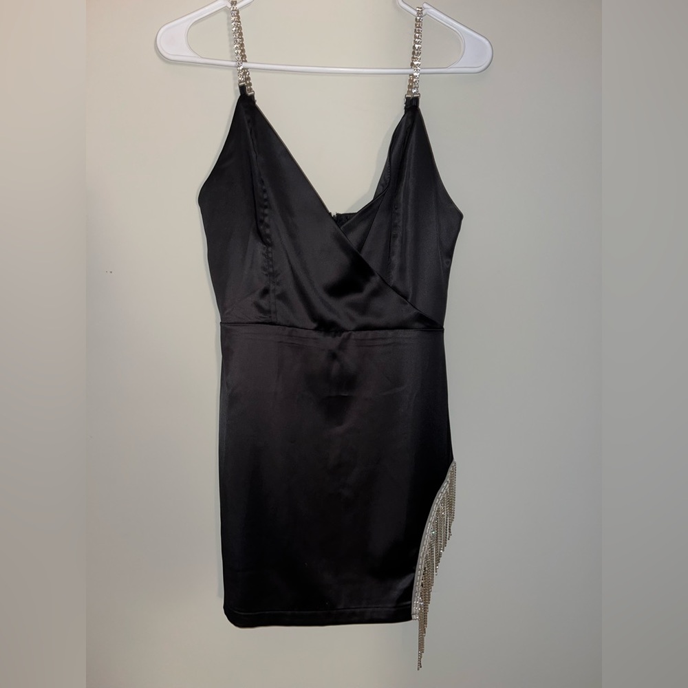 Black dress w diamonds